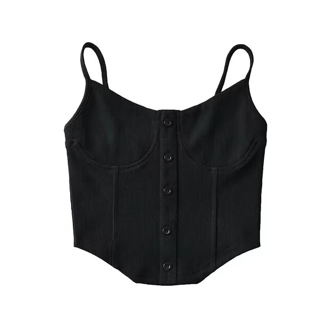 Womens Solid Color Camisole Tank Top