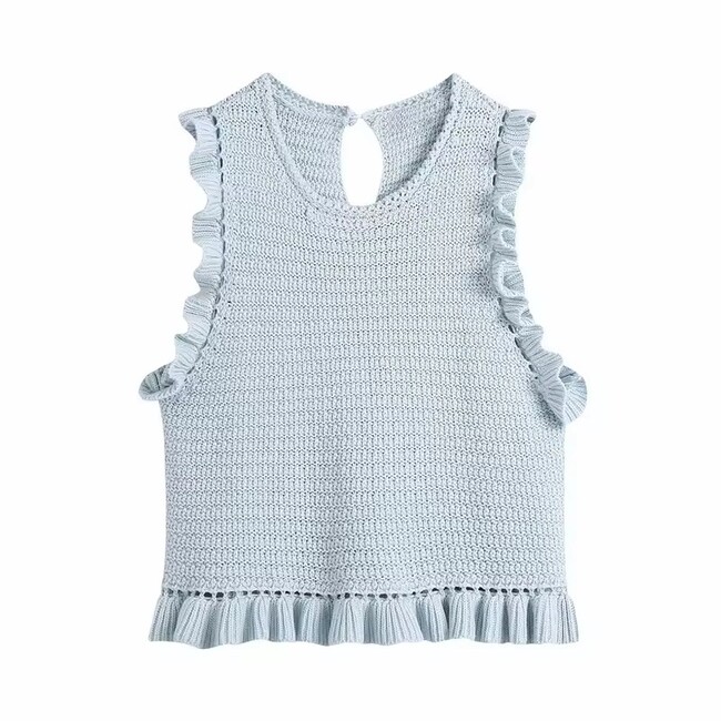 Womens Hollow Handmade Vest