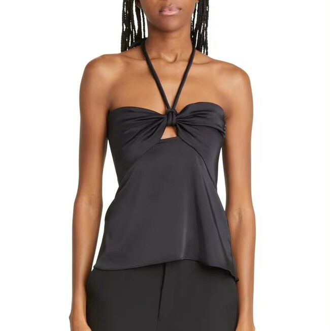 Womens Wrap Camisole Stretchy Sexy Top