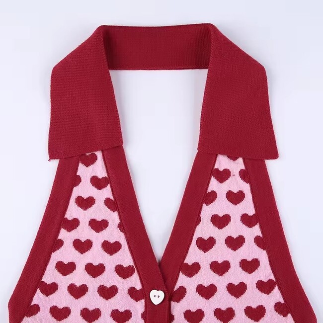 Womens Heart Sling Sweater
