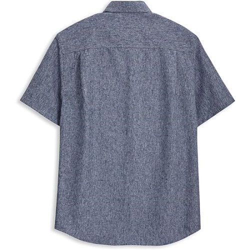 Mens Casual Button Down Shirts Short Sleeve Summer Beach Shirt with Pocket
