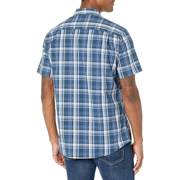 Essentials Men Regular Fit Short Sleeve Poplin Shirt