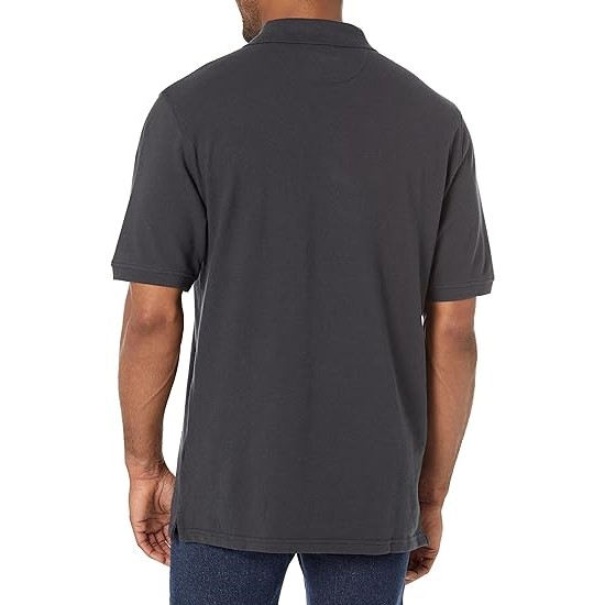 Men Regular Fit Cotton Pique Polo Shirt